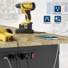 Adjustable Heavy Duty Wood Top Tool Bench Work Bench, 60'' Workbench with Power Outlet - 2 of 4