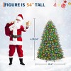 7ft Pre-Lit Artificial Christmas Tree with 600 Dual-Color LED Lights, Easy Assembly for Home and Office - 2 of 4