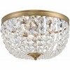 Crystorama Lighting Nola 3 - Light Flush Mount in  Vibrant Gold - 3 of 4