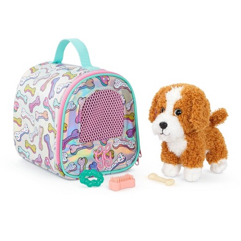 Toy dog outlet in pet carrier