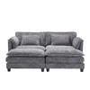TiramisuBest Chenille fabric, Modular Sectional Sofa with Storage, Sideboard Buffet Style Design for Living Room - 3 of 4