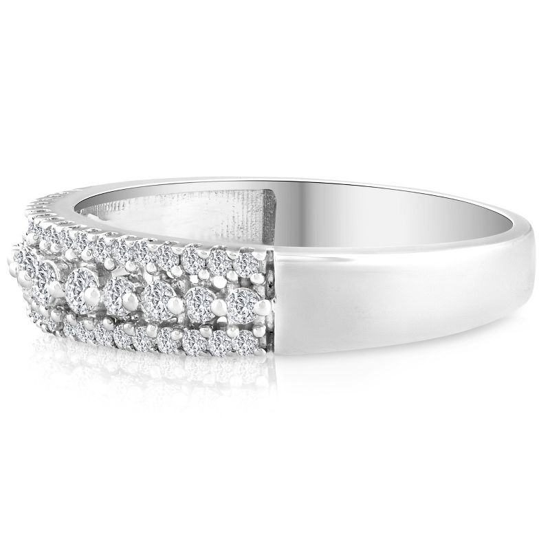 Pompeii3 1/3 carat Diamond Wedding Ring 10 KT White Gold, 2 of 6