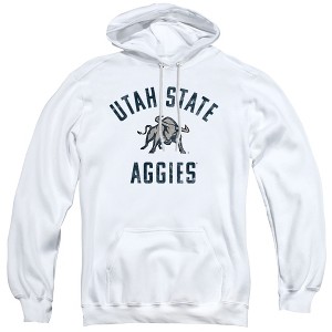 Utah State University Official Utah Aggies Logo Adult Pull-Over Hoodie - 1 of 4