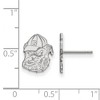 Black Bow Jewelry 14k White Gold Georgia Bulldogs NCAA Post Earrings - 2 of 3