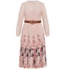 Women's Plus Size Love Pleat Border Dress - buff | CITY CHIC - 4 of 4