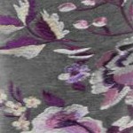 medium heather grey floral embroidery