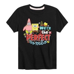 Boys' - SpongeBob SquarePants - Valentine's Day Merchandise Short Sleeve Graphic T-Shirt - 1 of 4