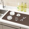 REGALWOVEN Silicone Dish Drying Mat for Kitchen Counter, Heat Resistant Silicone Mat 1 Pc - 2 of 4