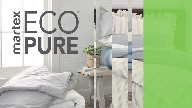 EcoPure Comfort Wash Comforter Set, 6 of 7, play video
