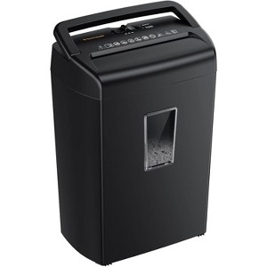 Bonsaii 10-Sheet Cross Cut Paper Shredder, 5.5 Gal Wastebasket with Transparent Window, P4 Security Level - 1 of 4