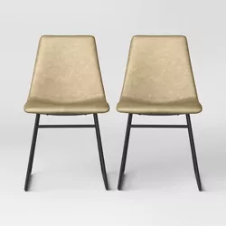 Bowden Faux Leather and Metal Dining Chairs - Project 62™