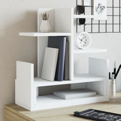 vidaXL Desk Organiser White 19.3x7.9x20.7" Engineered wood