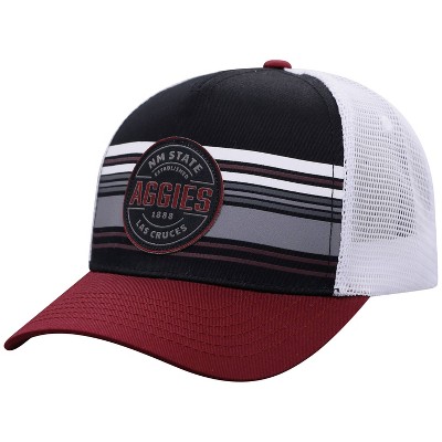 NCAA New Mexico State Aggies Men's Vista Black with Hard Mesh Snapback Hat