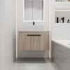 ChicFurnit Bathroom Vanities Modern Vanity with Sleek Design and Ample Storage for Bathroom Spaces, Brown,29.5”*18.9”*23.6" - 2 of 4