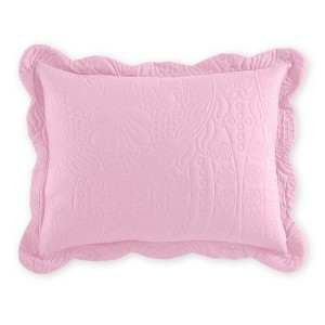 BrylaneHome Lily Damask Bedspread Bedding Collection - 1 of 3