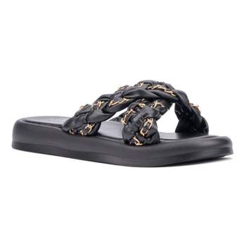 Olivia Miller Girl's Lol Slide Sandal