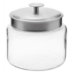 Montana Mini Glass Jar with Lid (64oz), Clear