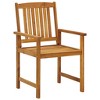 vidaXL Patio Chairs with Cushions 2 pcs Solid Acacia Wood - 4 of 4