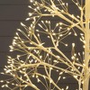 Nearly Natural 4' Pre-Lit Artificial White Starburst Tree with 800 Fairy Warm White LED Lights - 3 of 4