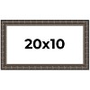 PosterPalooza | 20x10 Modern Bamboo Picture Frame, UV Acrylic, 5 Finishes - 2 of 4