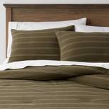Simple Woven Stripe Comforter & Sham Set - Threshold™