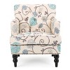 28"W Upholstered Accent Chair, Club Chair with Tufted Back 4B - ModernLuxe - image 4 of 4