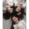 Mi Amore Gigi Cream Ruffle Bunny Graphic Interchangeable Bow Top - 2 of 3