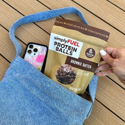 simplyFUEL Brownie Batter Whey Protein Balls - 8g Protein - 8oz