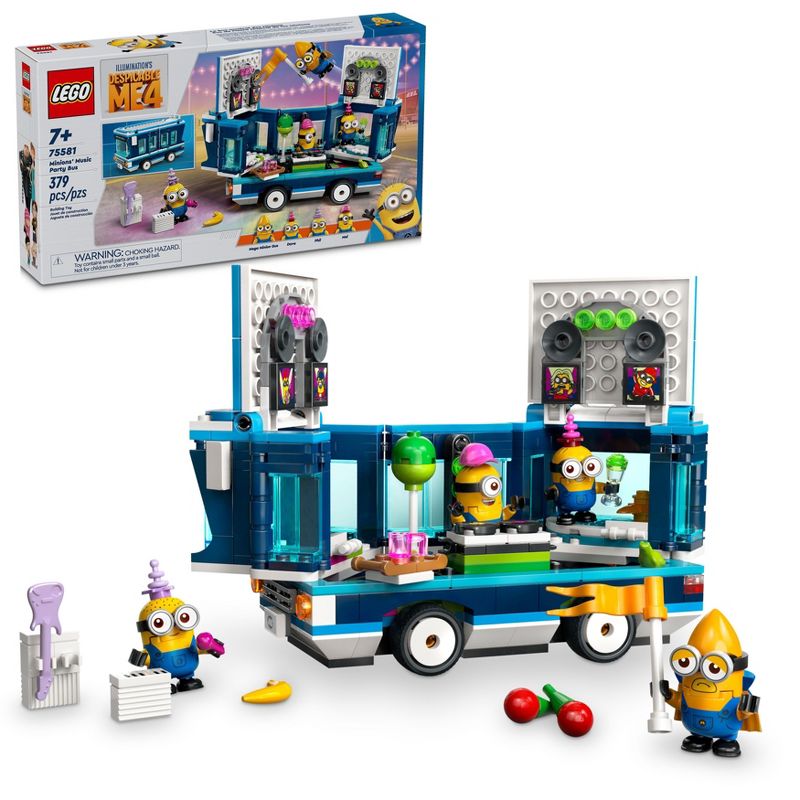 LEGO Despicable Me 4 Minions&#39; Music Party Bus 75581, 1 of 8