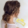 Unique Bargains Fashion Rectangle Frosted Hair Clips 1 Pc - 2 of 4