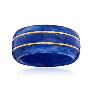 Ross-Simons Lapis Ring With 14kt Yellow Gold - 1 of 4
