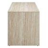 Modway Mirella 62 in. Faux Travertine Long Bench - 2 of 4