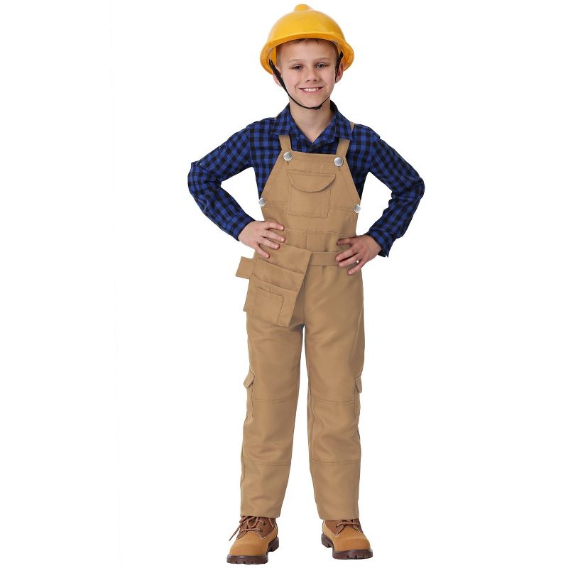 HalloweenCostumes.com Construction Worker Costume for a Child, 2 of 4