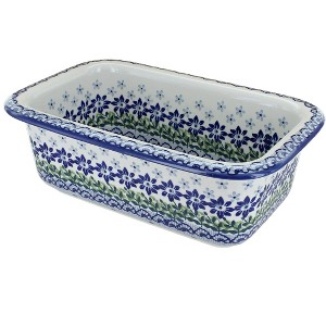 Blue Rose Polish Pottery Z150 Manufaktura Loaf Baker - 1 of 1