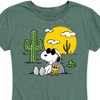 Women's - Peanuts - Snoopy & Woodstock Short Sleeve Graphic T-Shirt - 2 of 4