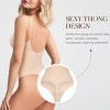 Nebility™ Seamless Backless Thong Bodysuit - Tummy Control Shapewear with Adjustable Straps - 3 of 4