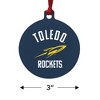 University of Toledo Official Logo Aluminum Holiday Christmas Tree Ornament - 3 of 4