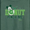 Women's - Disney - Donut Pinch Me Lightweight French Terry Wide Neck Long Sleeve Shirt - 2 of 4