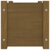 vidaXL Garden Planter Honey 60 x 31 x 31 cm Solid Pine - 4 of 4