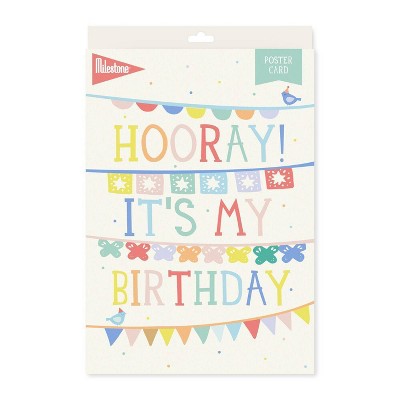 Milestone Birthday Poster Card