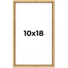 PosterPalooza | Classic Modern Gold Picture Frame - UV Acrylic, Foam Board Backing, Hanging Hardware - 2 of 4