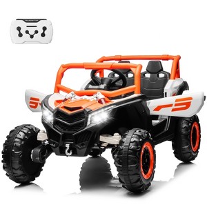 JOYRACER 24V Ride on Car w/ Remote Control, 4WD Powered Electric Off-Road UTV with 4*200W Motors - 1 of 4