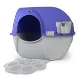 Omega Paw Roll 'n Clean Plastic Indoor Outdoor Automatic Self Cleaning Litter Box