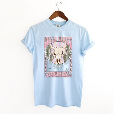 Simply Sage Market Women's Wild West Cowgirl Short Sleeve Garment Dyed Tee