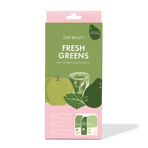 ESW Beauty Greens Superfood Sheet Mask Set - 2.54 fl oz - 1 of 2