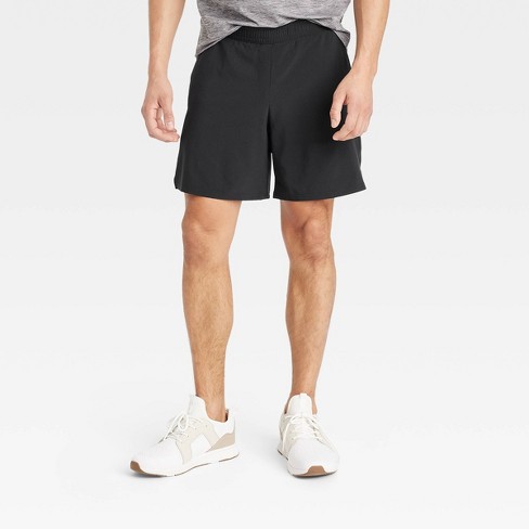 Men's Sport Shorts 7 - All In Motion™ Black Solid S : Target