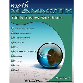Math Mammoth Grade 3 Skills Review Workbook - by  Maria Miller (Paperback)