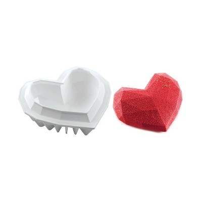 Silikomart Silicone Bakeware Amore Origami 20 Oz., 5.90" x 5.39" x 2.16" H