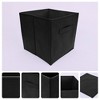 Unique Bargains Fabric Collapsible Spacious Storage Bins 11" - 2 of 4