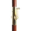 vidaXL Parasol with Wooden Pole 118.1 in.x101.6 in. Black - 3 of 4